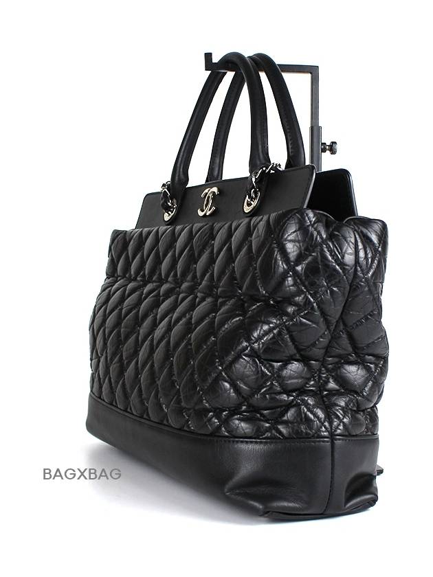 CH Portobello Medium Black Silver Plate CH41BG184 Chanel