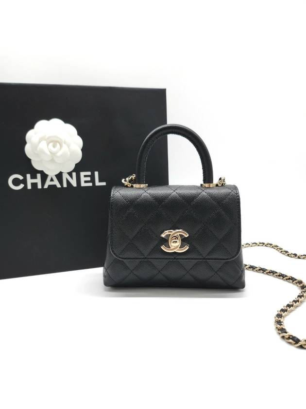Coco Handle Mini Bag Black Chanel