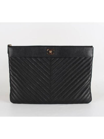 Mademoiselle gold clutch Chanel