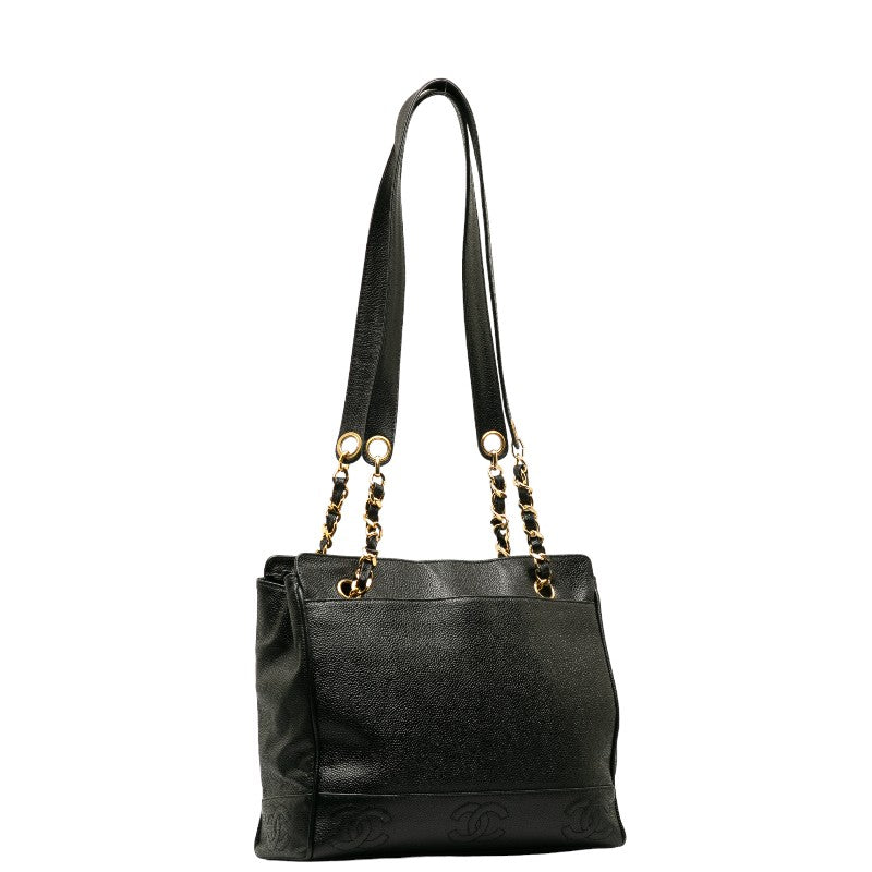New 1:1 Rep Top Quality Chanel  Triple Coca-Cola Chain  Bag Black Caviar  Lady Chanel