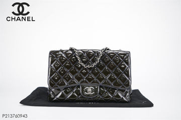Top Quality Chanel Cf Jumbo Green Quilted Leather Flap Bag