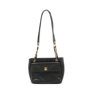 New 1:1 Rep Top Quality Chanel Coco Caviar S Tote Bag Black Gold  4th