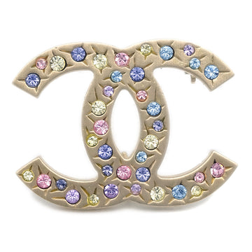 New 1:1 Rep Top Quality Chanel Rhinestone Brooch Pin Gold