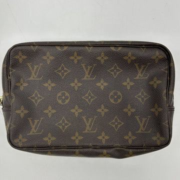 Louis Vuitton Trousse De Toilette Brown Canvas Clutch Bag lv9922sd