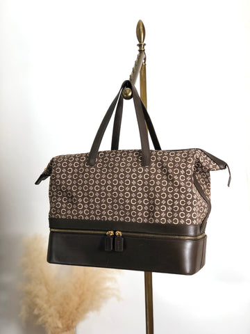 CELINE Macadam Handbag Boston bag Brown New 1:1 7kve88
