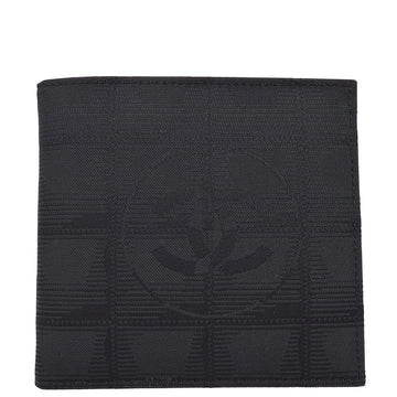 Top Quality Chanel 2001-2003 Black New Travel Line Bifold Wallet Purse