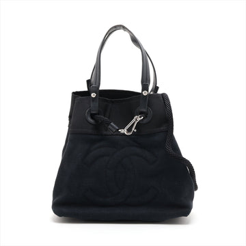 New 1:1 Rep Top Quality Chanel Coco Canvas Leather Tote Bag Black Silver Gold  13th