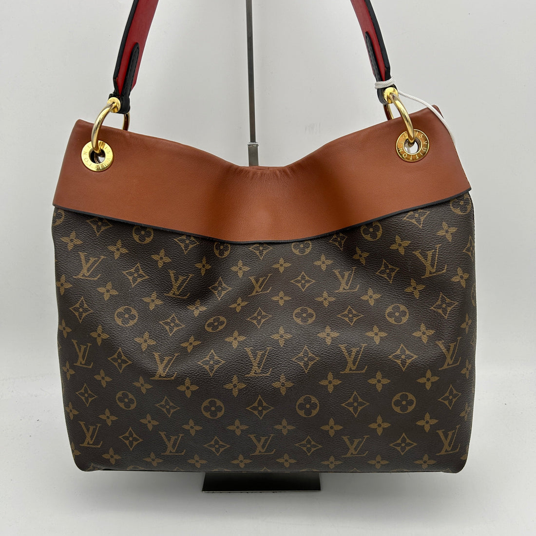 Louis Vuitton Tuileries Hobo Brown Monogram Canvas Shoulder Bag