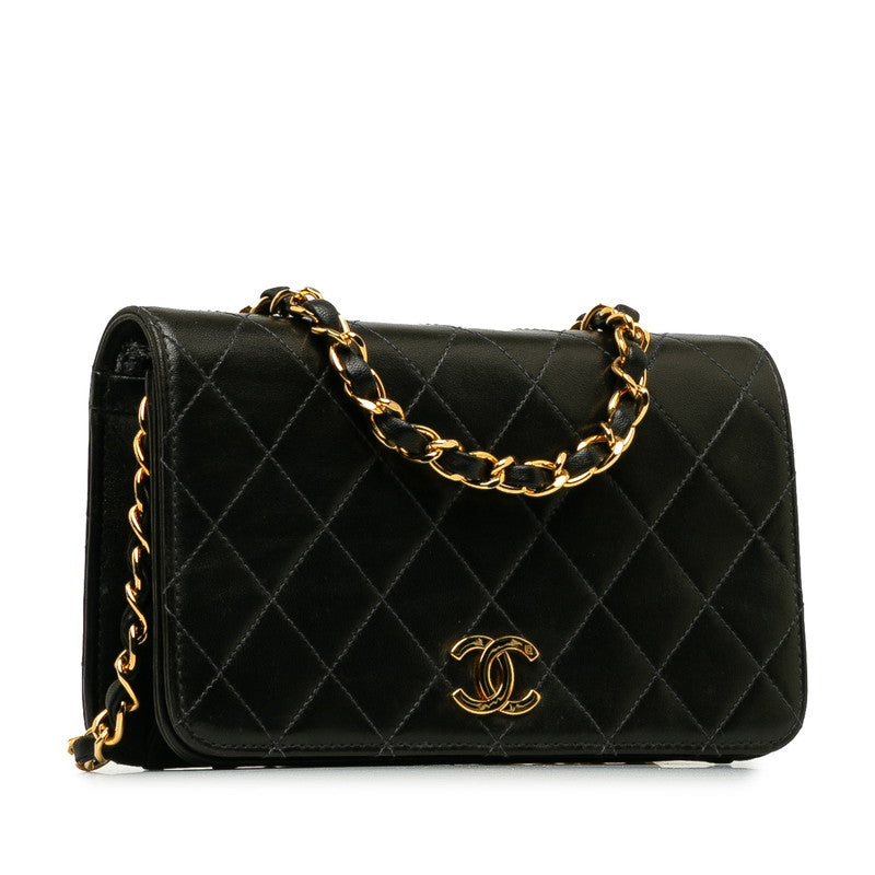 New 1:1 Rep Top Quality Chanel Mini Mattress Cocomark Full Flap Chain houlder Bag Black   CHANEL