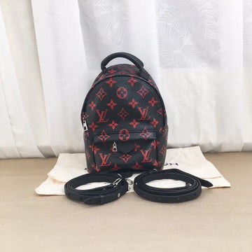 LOUIS VUITTON - Backpack - Coated Canvas Black for Women B7-30