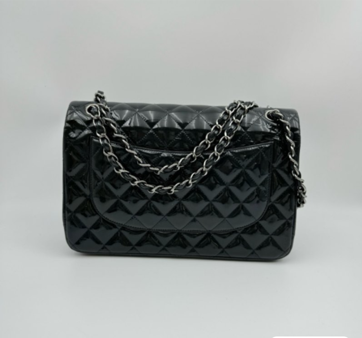 Chanel Classic Flap CF Dark Blue Large 30cm Bag 100142400162