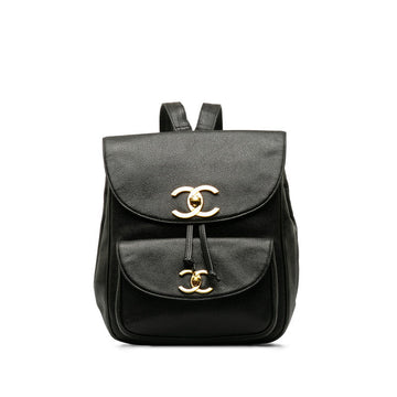New 1:1 Rep Top Quality Chanel  Decacoco Cocomark Rucksack Black Caviar   CHANEL