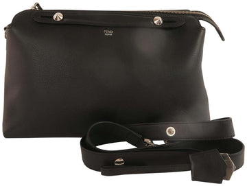 Fendi By The Way Black Calfskin Satchel