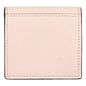 Fendi Calf Leather F Logo Poudre Pink Leather Coin Case 8M0459