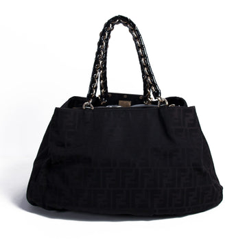 Fendi Mia Large Zucca Canvas Bag