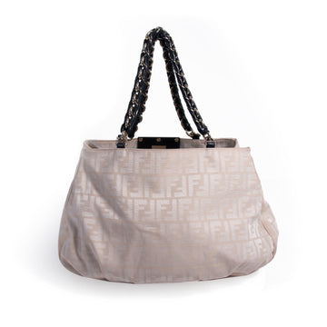 Fendi Mia Large Zucca Canvas Bag