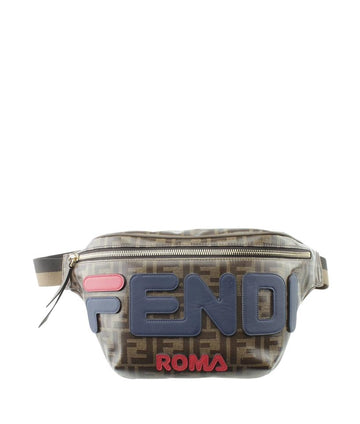 Fendi Waist 7va434 X Fila Mania Zucca Brown Coated Canvas Weekend/Travel Bag