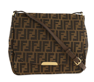 Fendi Zucca Brown Canvas Cross Body Bag