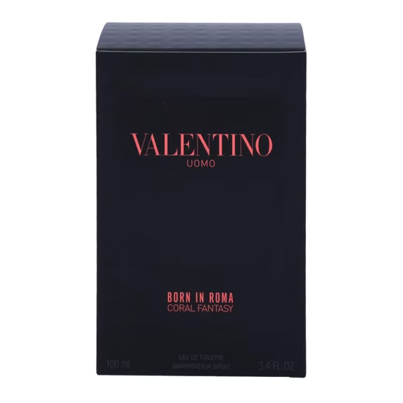 Valentino Uomo Born In Roma Coral Fantasy Eau De Toilette Spray 3.4 oz