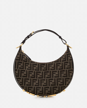 Fendi Women Small Fendigraphy Jacquard Ff Shoulder Bag