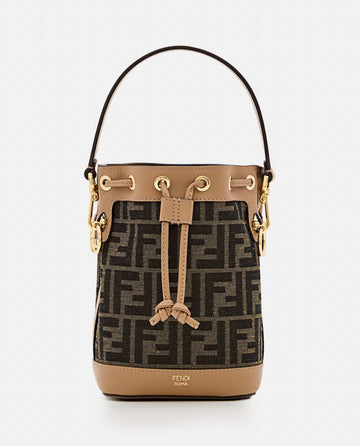Fendi Women Mini Mon Tresor Jacquard Bag