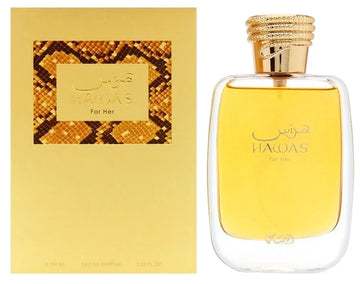RASASI HAWAS FOR HER EAU DE PARFUM SPRAY FOR WOMEN 3.33 Oz / 100 ml