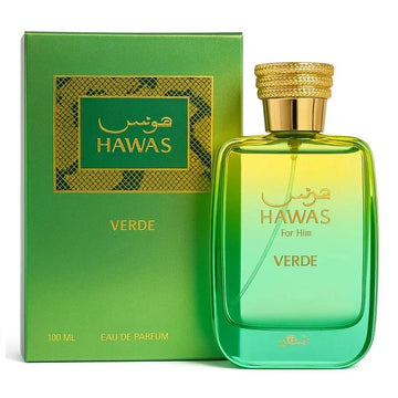 Rasasi Men's Hawas Verde EDP Spray 3.38 oz Fragrances 100ml Perfume