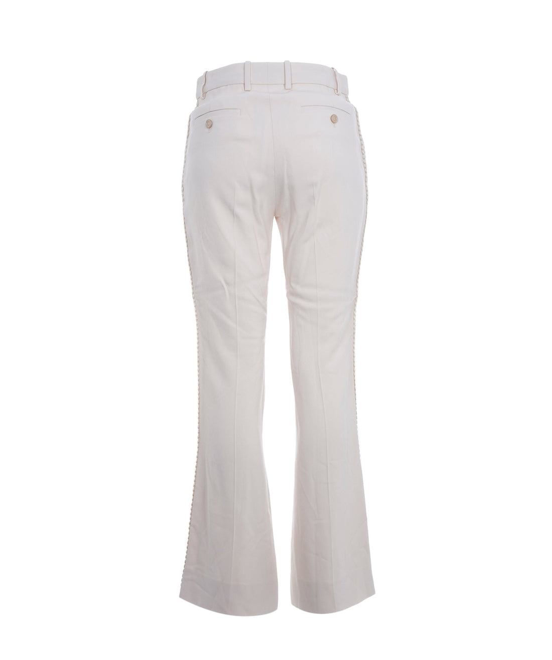 Gucci Cream Lace Detailed Trousers  ALC2686