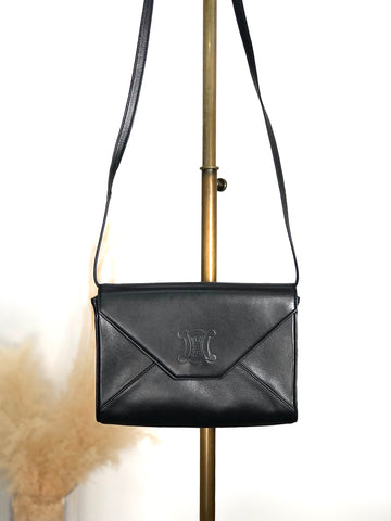 CELINE  Crossbody Shoulder bag Black New 1:1 byue3n