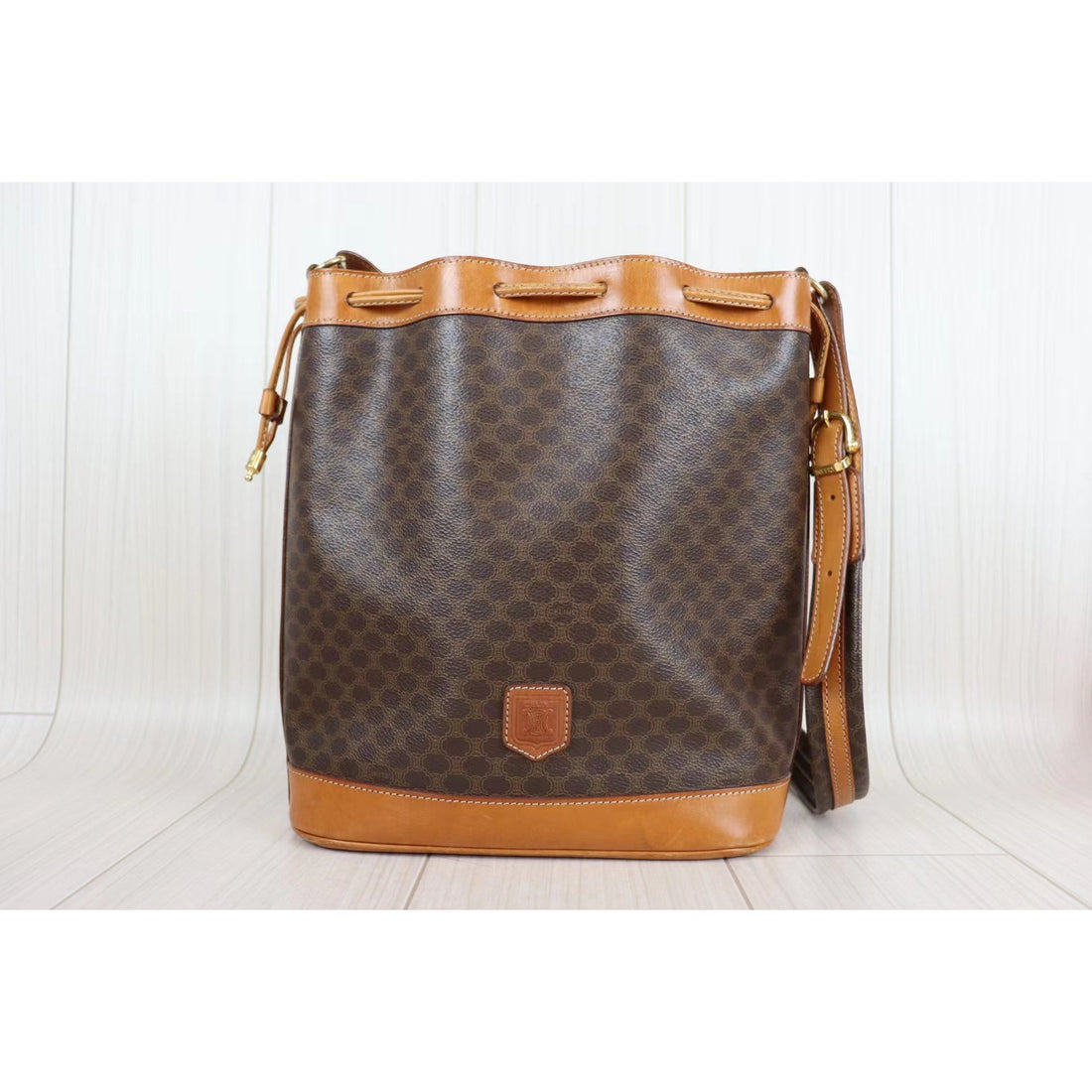 Rank AB?Celine Macadam Shoulder Bag?082205