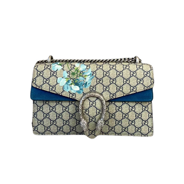 Gucci Dionysus GG Blooms Small Blue RHW