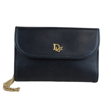 Rank A ? Dior Vintage Calf Leather Shoulder Bag ?V23071409