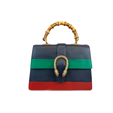 Gucci Medium Dionysus Bamboo Handle Calfskin Blue