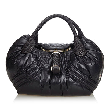 Fendi Black Nylon Fabric Moncler Spy Italy