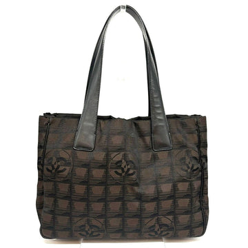 Top Quality Chanel Nylon New Travel Line Handbag Brown