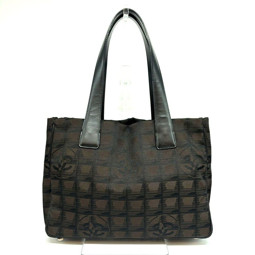 Top Quality Chanel Nylon New Travel Line Handbag Brown