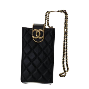 Top Quality Chanel Lambskin Coco Mark Phone Case Crossbody