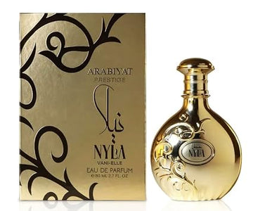 ARABIYAT PRESTIGE Nyla Vani-Elle Eau de Parfum, Unisex Fragrance with Vanilla and Jasmine, 2.7 fl. oz 80 ml Perfume