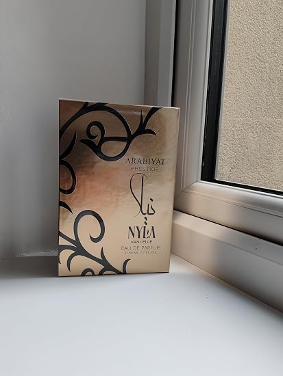 ARABIYAT PRESTIGE Nyla Vani-Elle Eau de Parfum, Unisex Fragrance with Vanilla and Jasmine, 2.7 fl. oz 80 ml Perfume