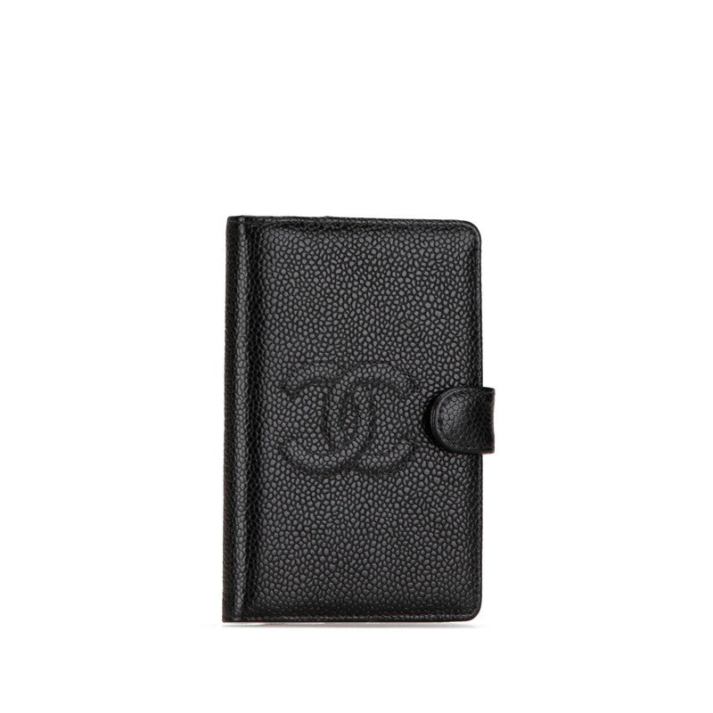 Top Quality Chanel Caviar Skin Coco Mark Notebook Cover Agenda