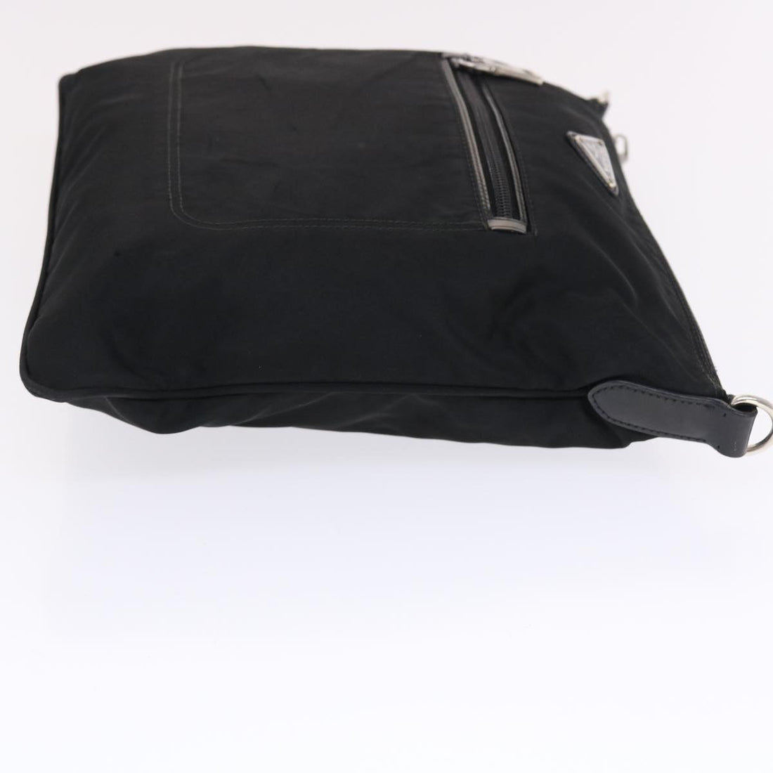 PRADA Shoulder Bag Nylon Black Auth ki3273