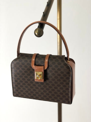 CELINE Macadam Gancini Handbag Brown New 1:1 4zzjv7