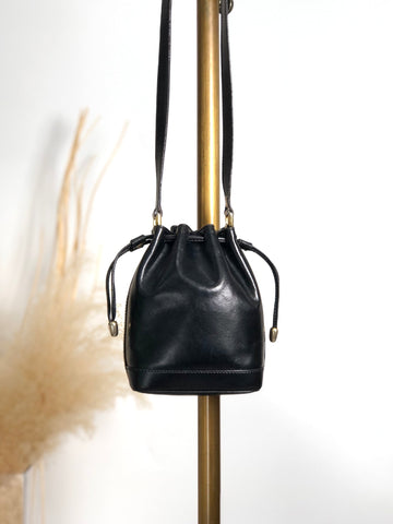 CELINE Drawstring Shoulder bag Black New 1:1 bp8mps