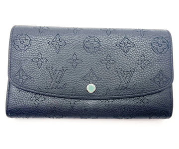 Top Quality Chanel Black Iris Mahina Leather Long Wallet