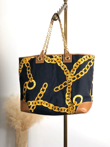 CELINE  Chain Shoulder bag Totebag Black New 1:1 vskgie