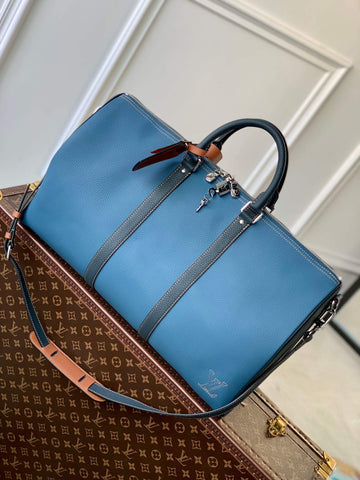 M21377 KEEPALL BANDOULIÃRE 50 Travel bag Denim Blue