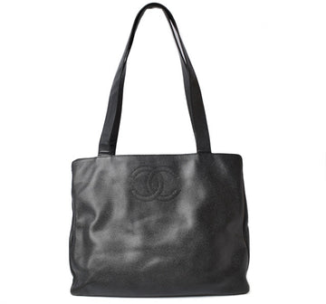 Top Quality Chanel Caviar Skin Shoulder/ Tote Bag Black