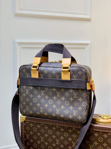 M40043 Sac Plat GM 35CM monogram brown