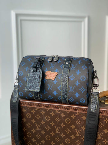 M46339 City Keell Monogram Bandana 27CM Misty Blue