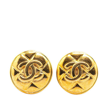 Top Quality Chanel Coco Mark Gold Earrings